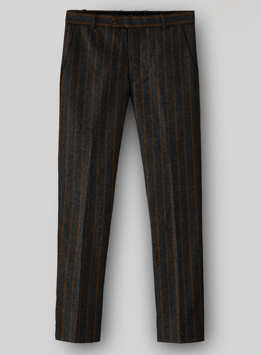 Sartori Antonia Charcoal Soft Tweed Pants