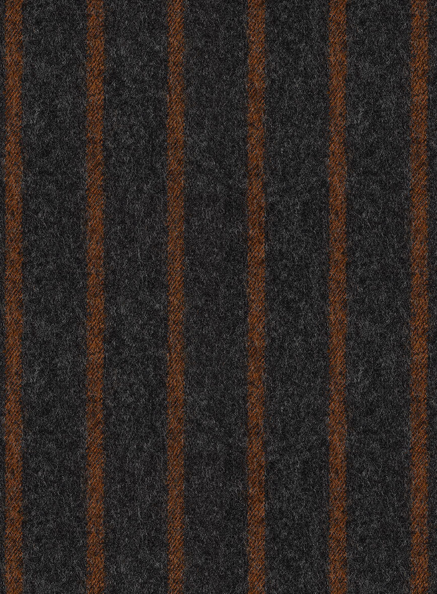Sartori Antonia Charcoal Soft Tweed Pants - Image 3