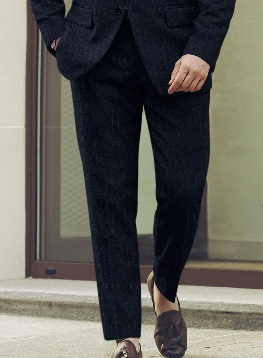 Sartori Ariadna Blue Stripe Soft Tweed Suit - Image 7