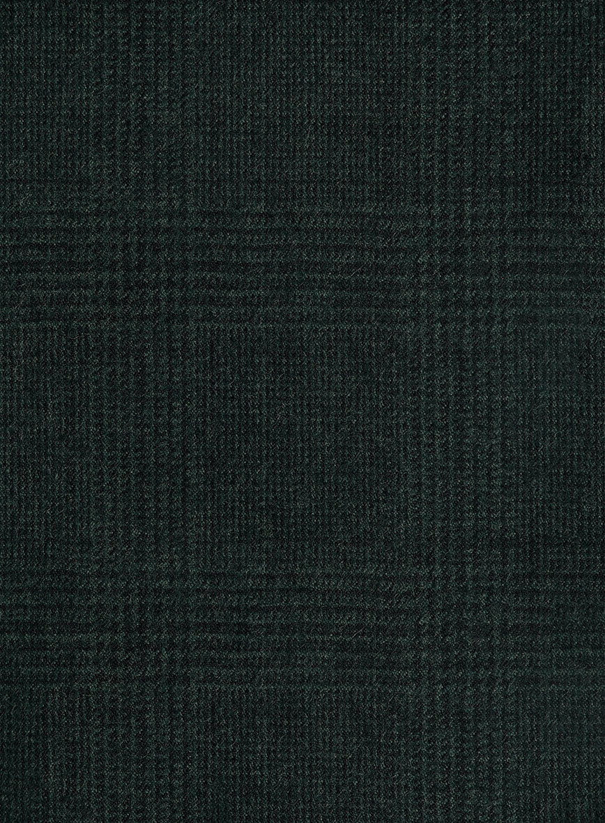 Sartori Ariadna Green Check Soft Tweed Pants - Image 3