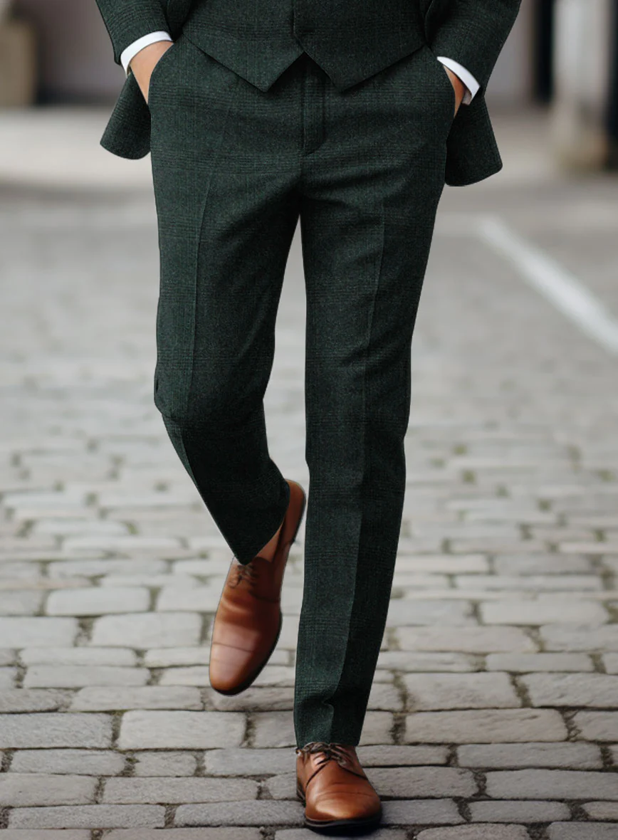 Sartori Ariadna Green Check Soft Tweed Suit - Image 6
