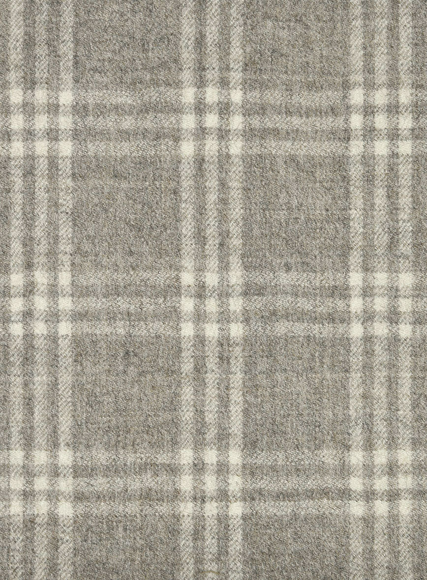 Sartori Baltasar Brown Check Soft Tweed Pants - Image 3