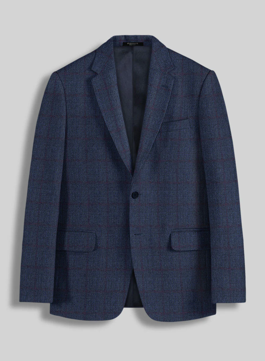 Sartori Franca Blue Check Soft Tweed Suit - Image 3