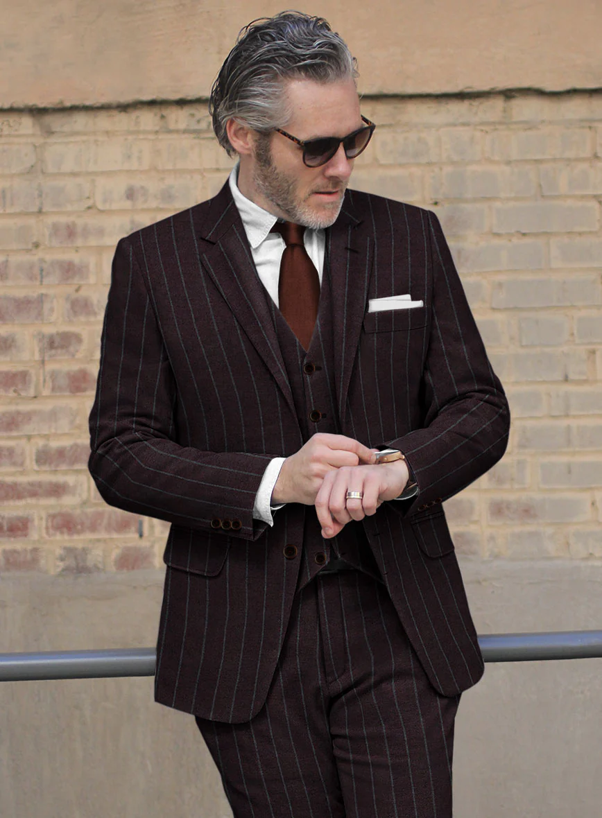 Sartori Fulgencia Dark Wine Soft Tweed Jacket - Image 2