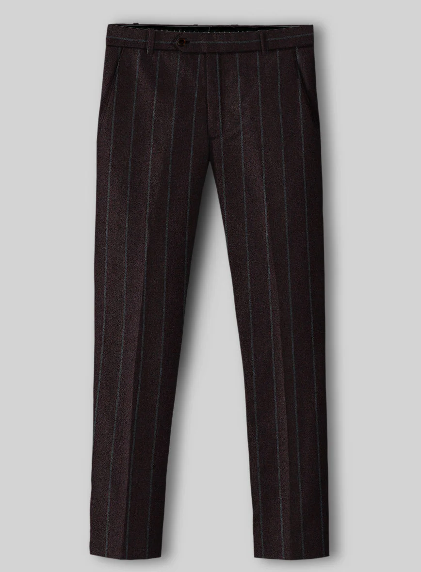 Sartori Fulgencia Dark Wine Soft Tweed Pants