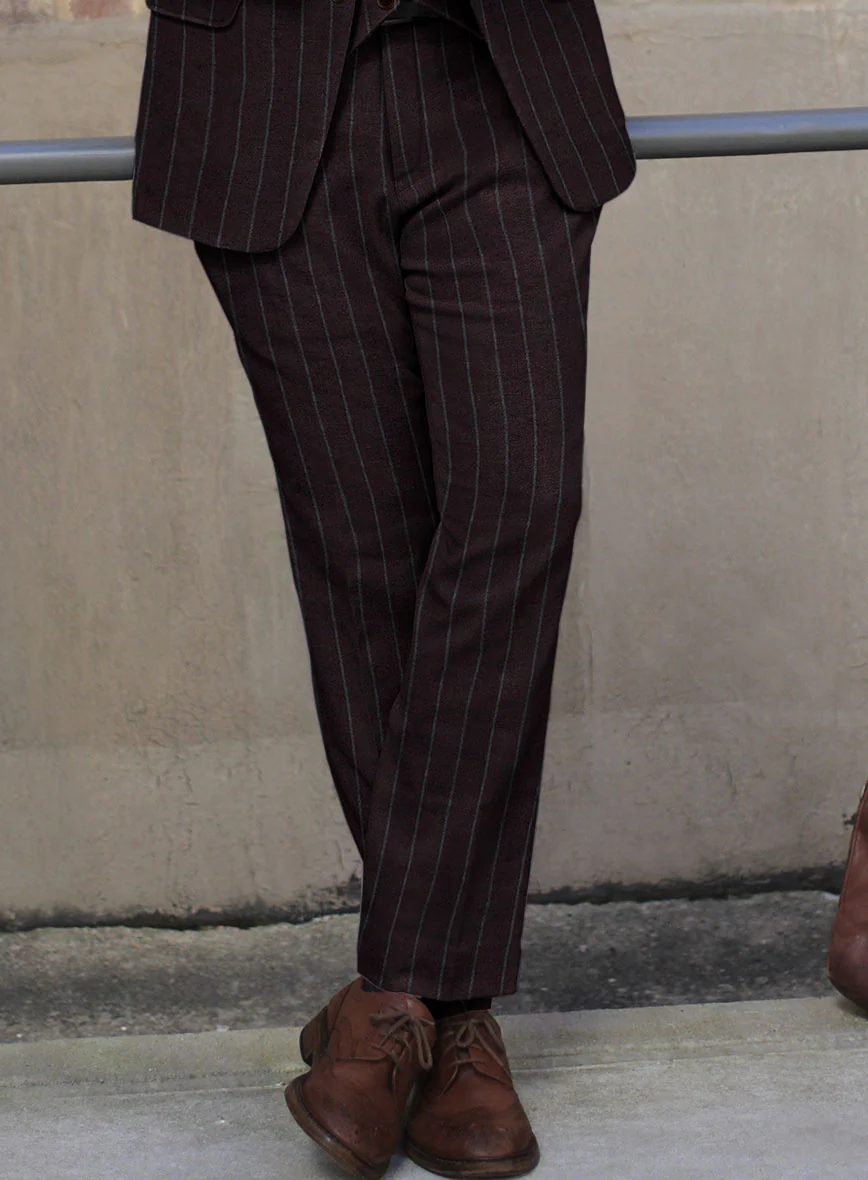 Sartori Fulgencia Dark Wine Soft Tweed Suit - Image 6