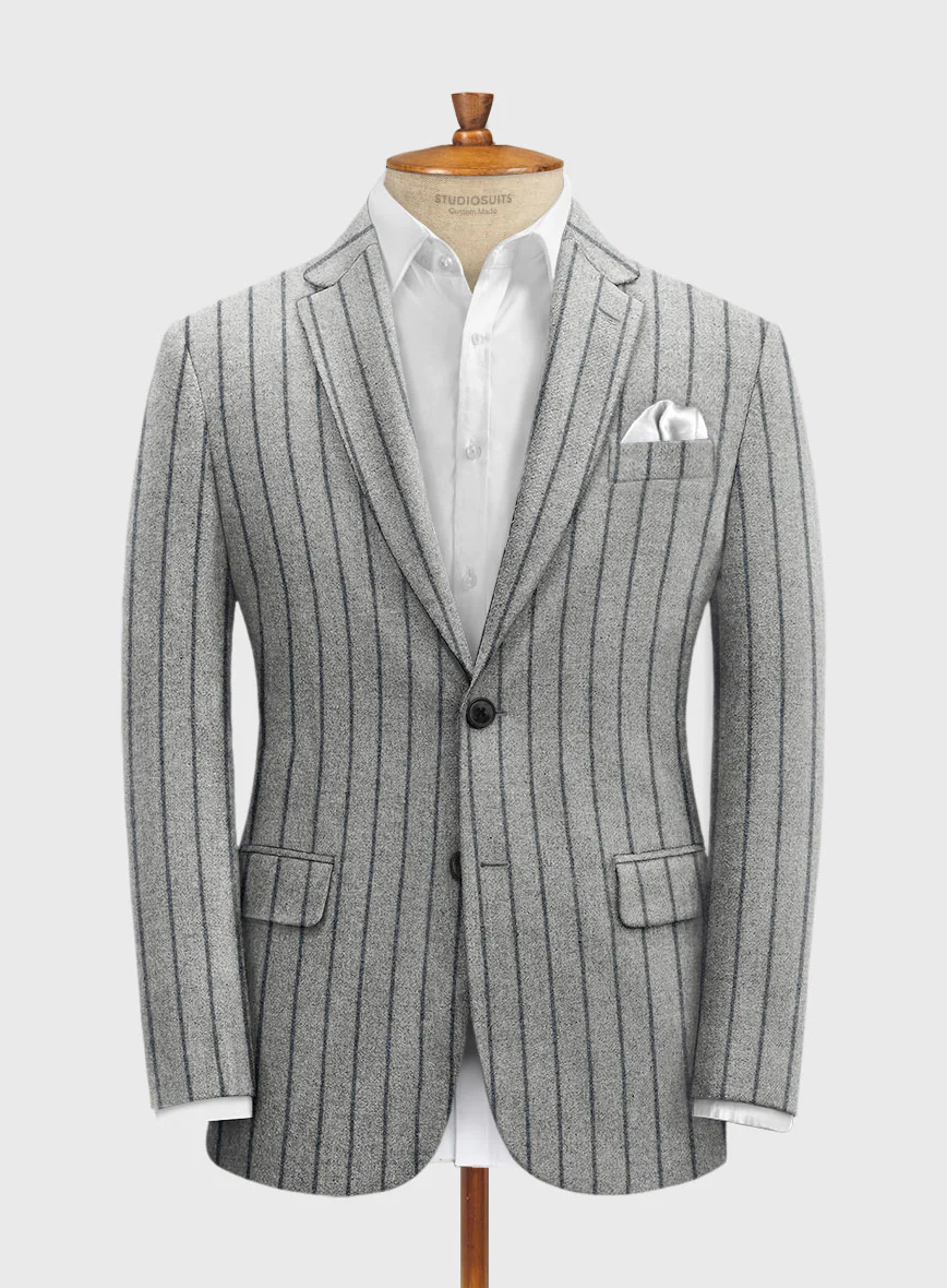 Sartori Orietta Gray Soft Tweed Jacket - Image 3