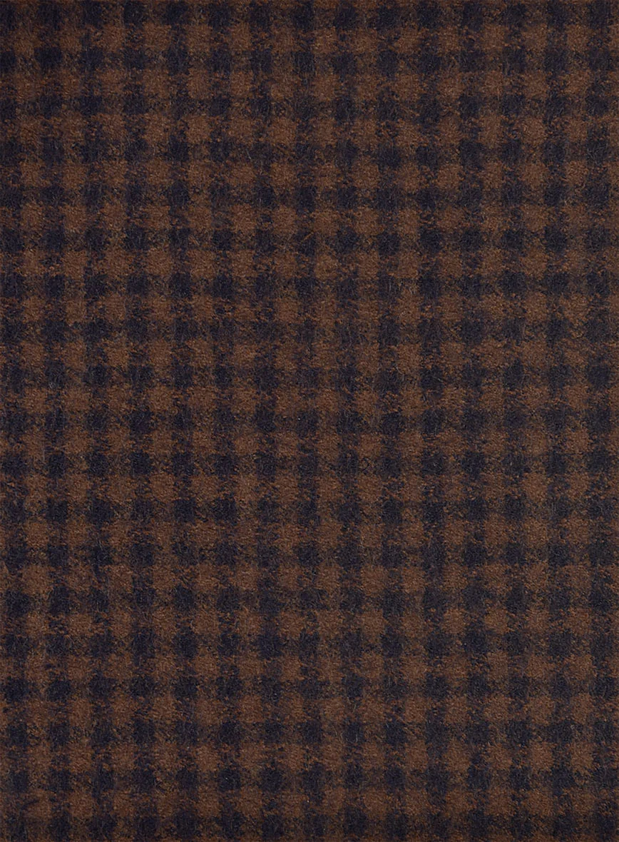 Sartori Petronila Brown Check Soft Tweed Jacket - Image 4