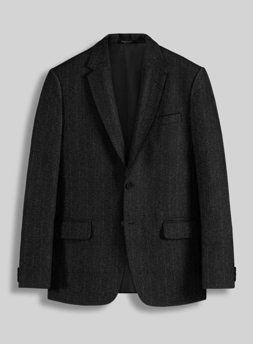 Sartori Tiberio Charcoal Soft Tweed Jacket