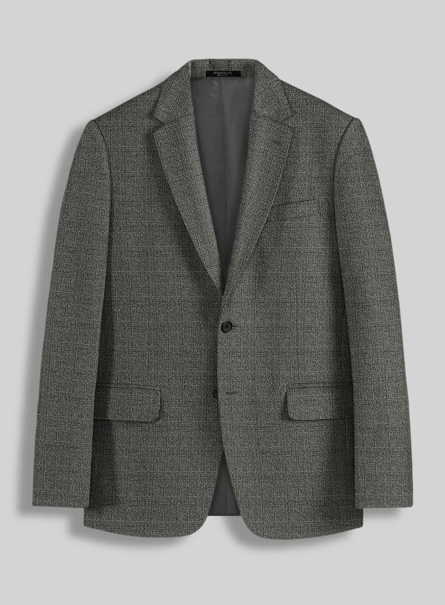Sartori Tristana Gray Check Soft Tweed Jacket