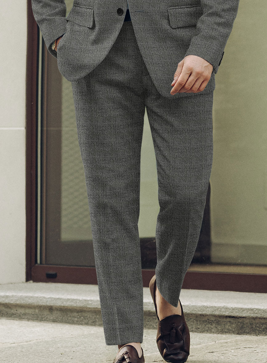 Sartori Tristana Gray Check Soft Tweed Suit - Image 6
