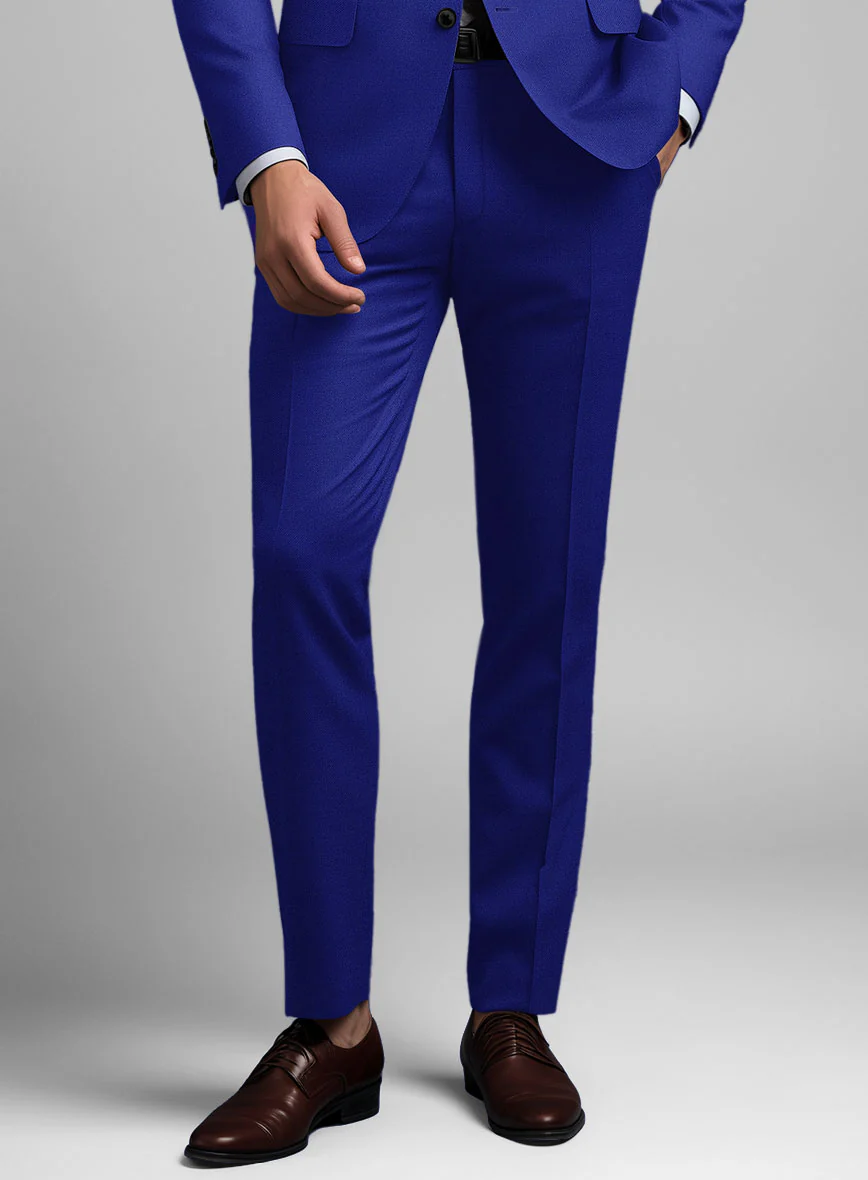 Scabal Cobalt Blue Wool Suit - Image 5
