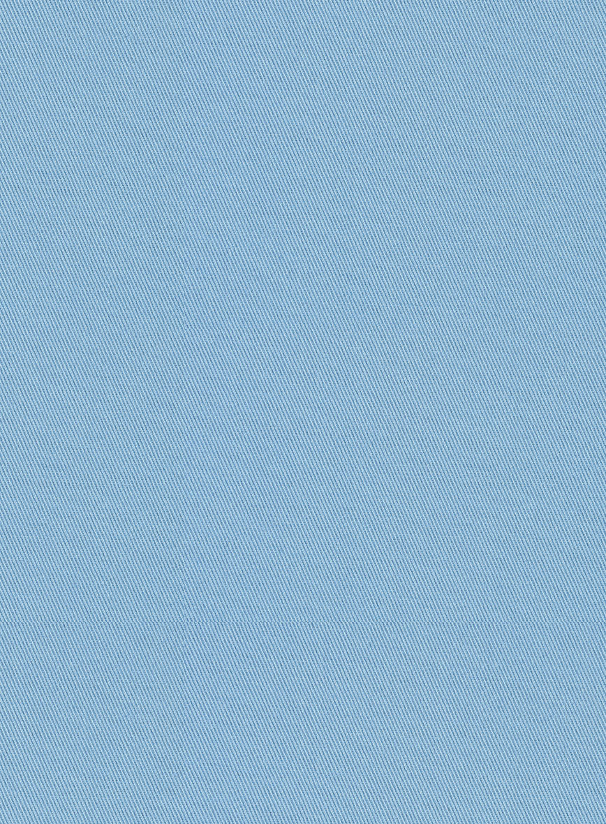 Scabal Cornflower Blue Cashmere Cotton Suit - Image 4