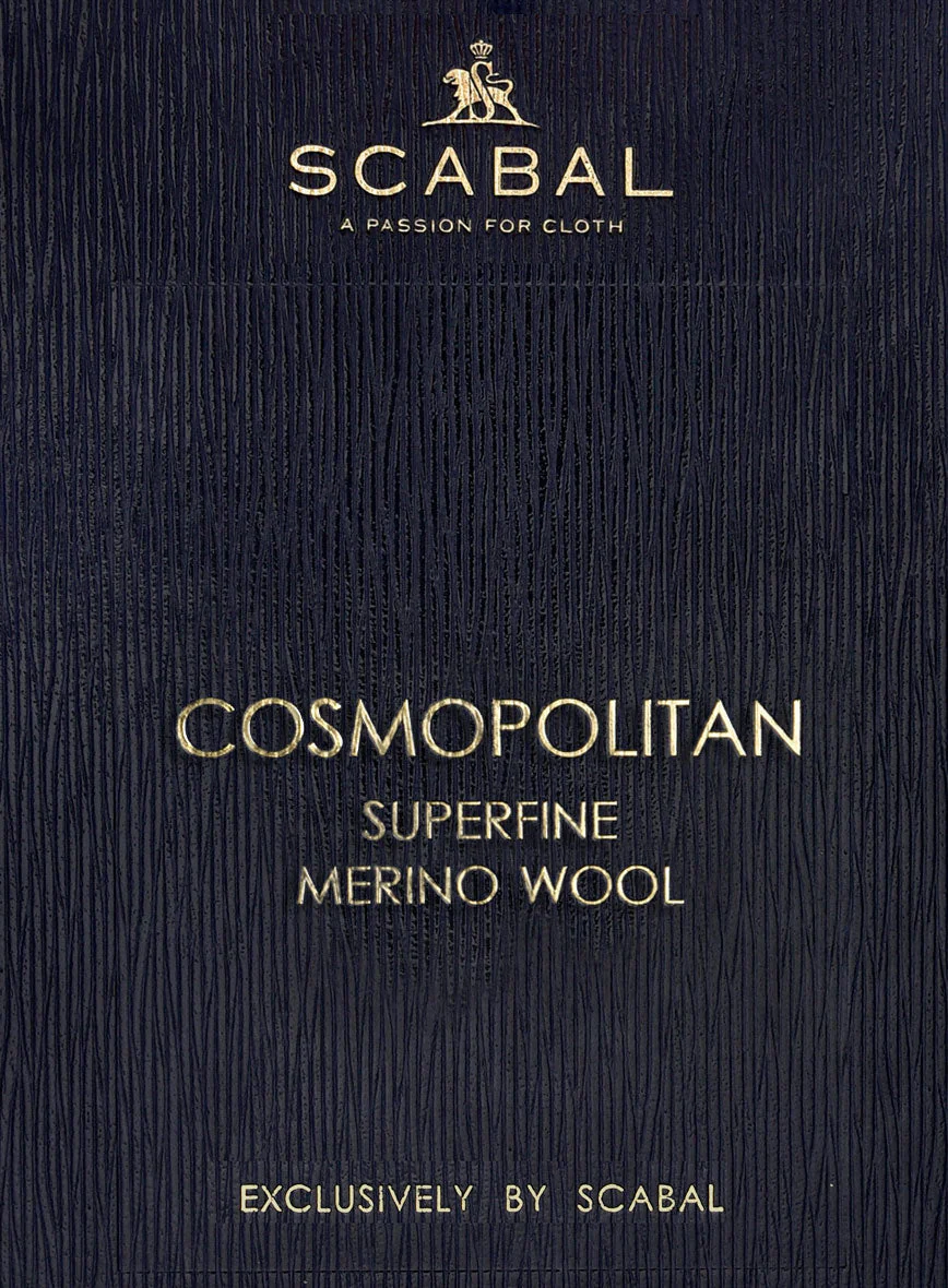 Scabal Cosmopolitan Auburn Wool Pants - Image 3
