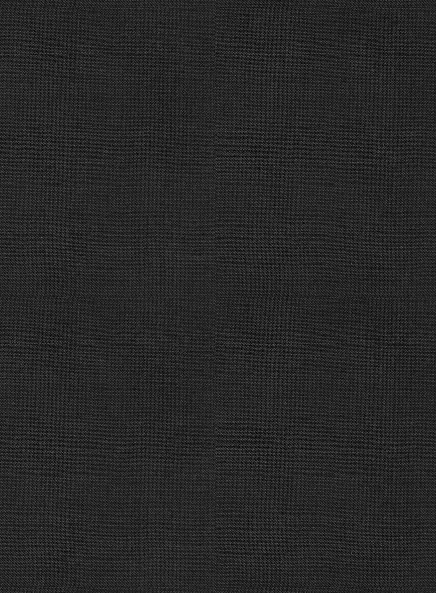 Scabal Cosmopolitan Black Wool Pants - Image 3