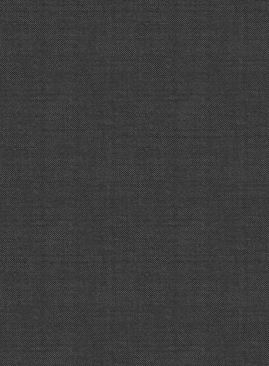 Scabal Cosmopolitan Dark Gray Wool Pants - Image 3
