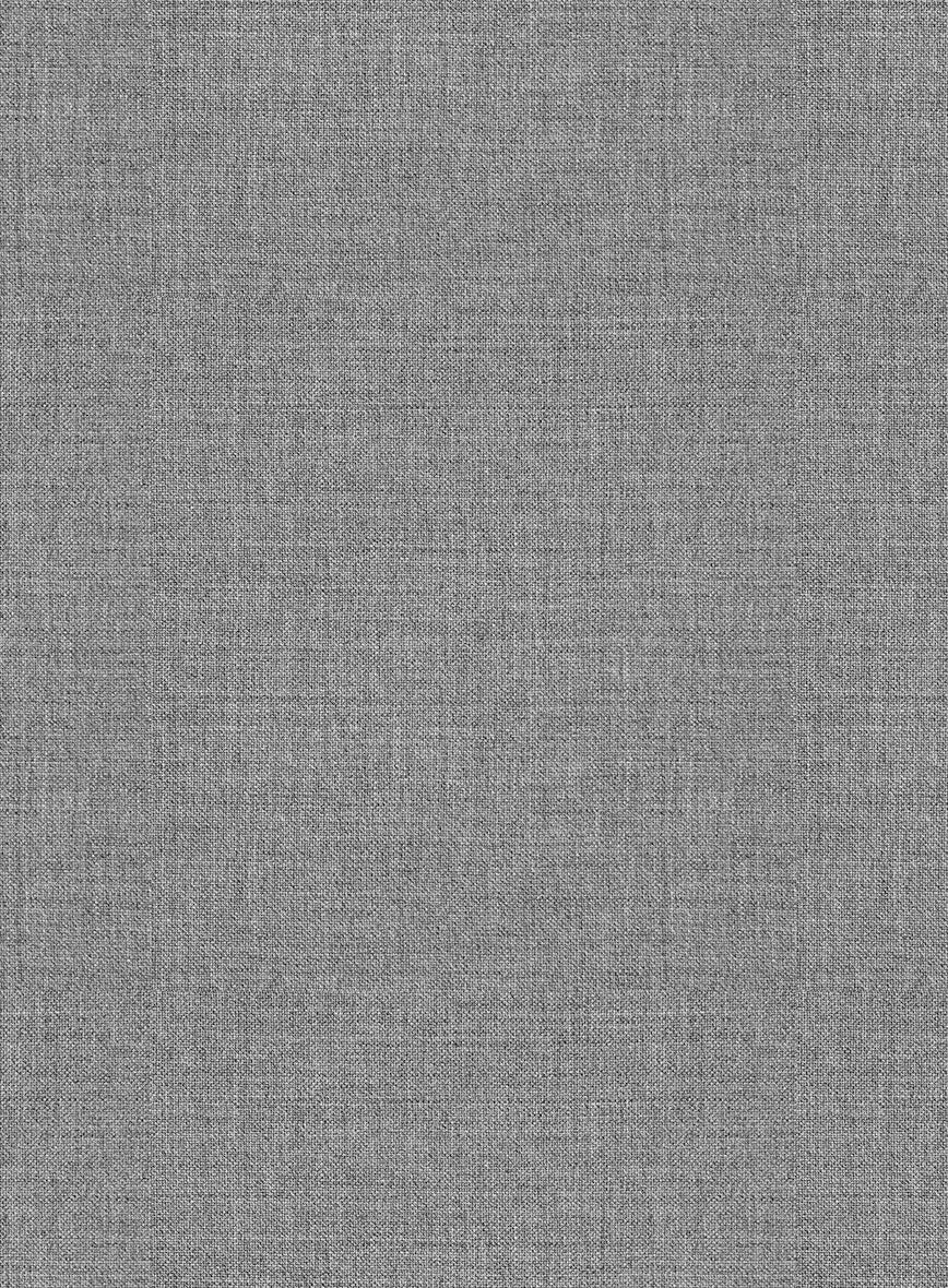 Scabal Cosmopolitan Light Gray Wool Pants - Image 3