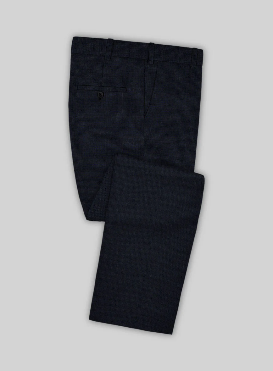 Scabal Cosmopolitan Lulio Blue Wool Suit - Image 5