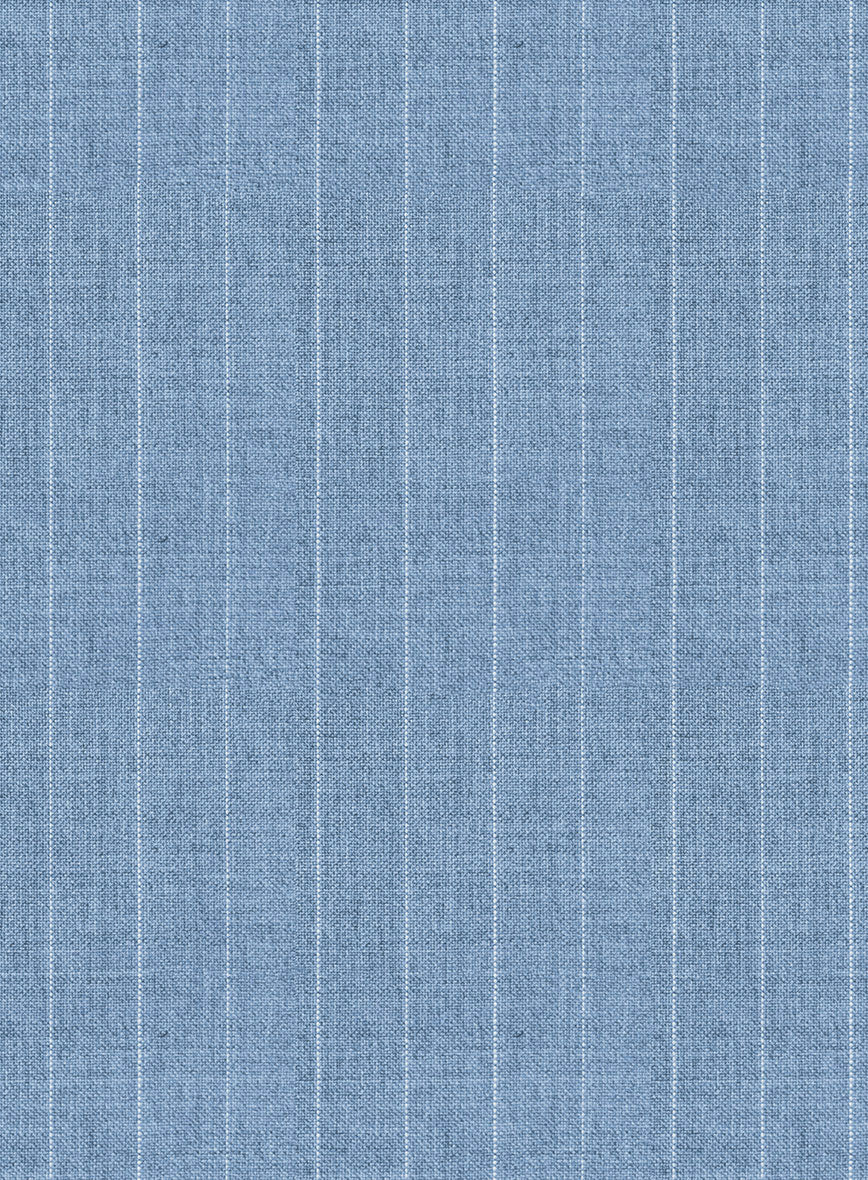 Scabal Cosmopolitan Pinstripe Blue Wool Jacket - Image 2