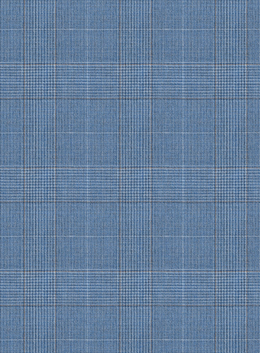 Scabal Cosmopolitan Prince Light Blue Wool Jacket - Image 2