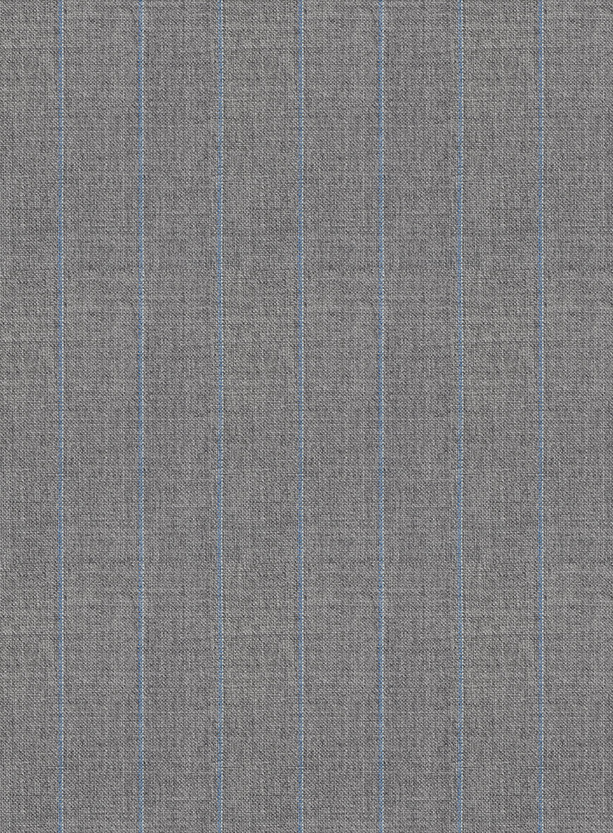 Scabal Cosmopolitan Stripe Gray Wool Jacket - Image 2