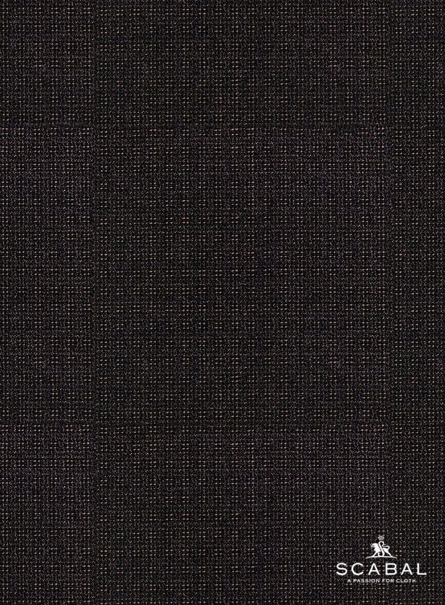 Scabal Dali Cardinal Cross Weave Wool Cashmere Jacket - Image 5