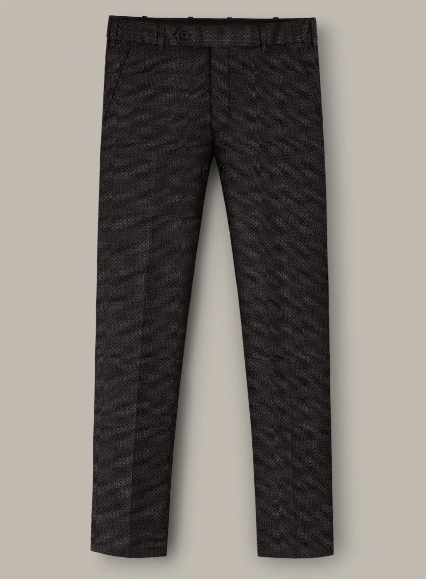 Scabal Dali Cardinal Cross Weave Wool Cashmere Pants - Image 2