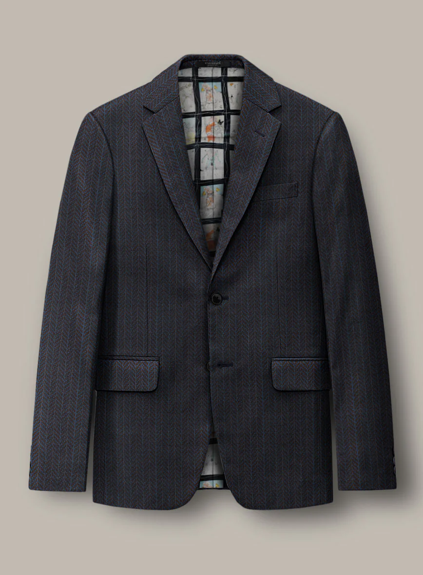 Scabal Dali Cipher Weave Wool Cashmere Jacket