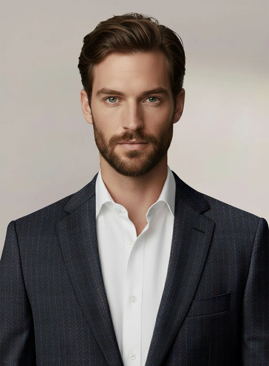 Scabal Dali Cipher Weave Wool Cashmere Jacket - Image 4