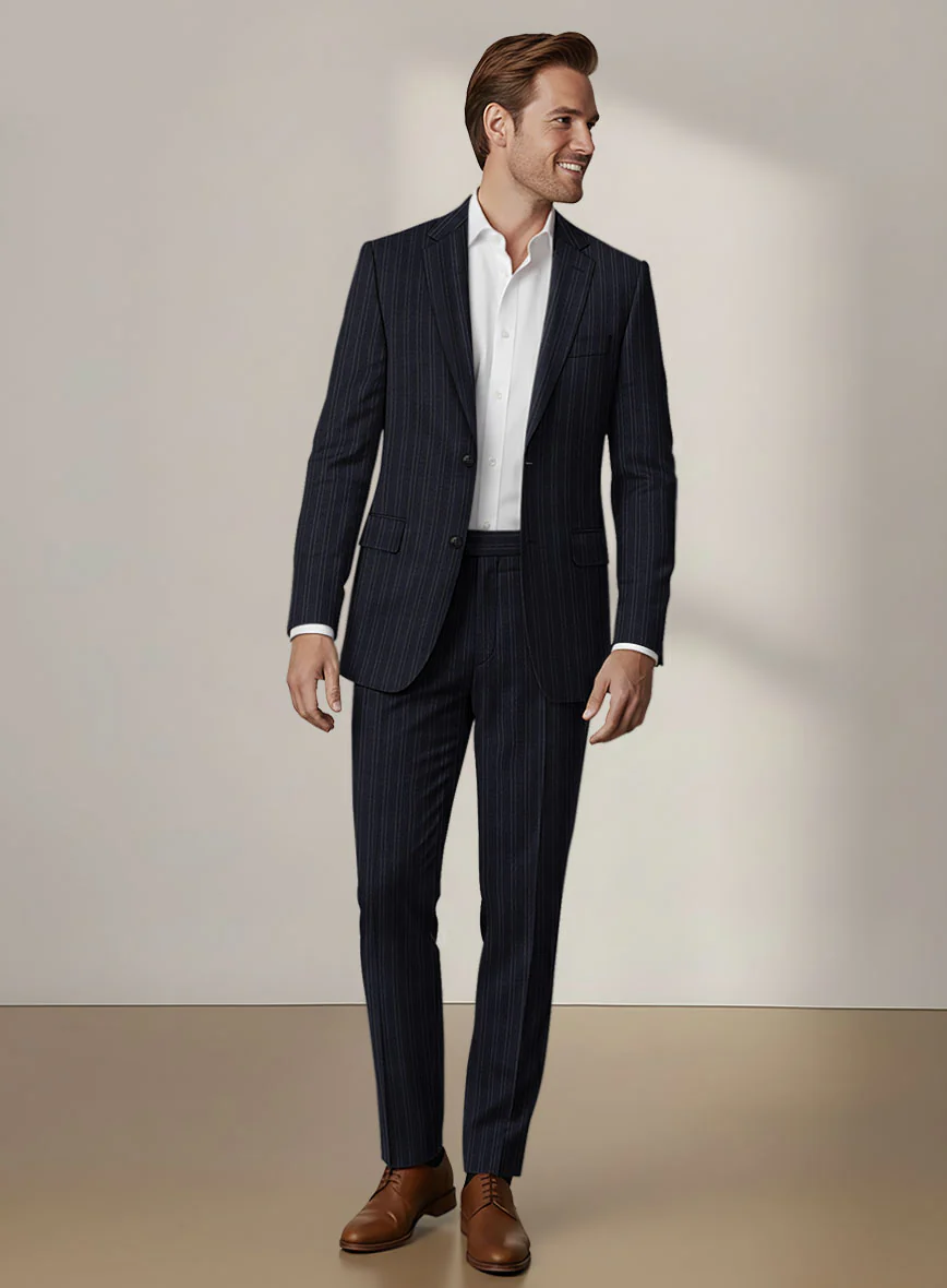 Scabal Dali Kinetic Weave Wool Cashmere Suit