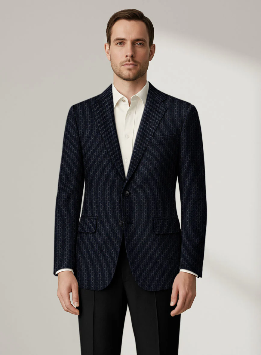 Scabal Dali Mouline Motif Wool Cashmere Suit - Image 3