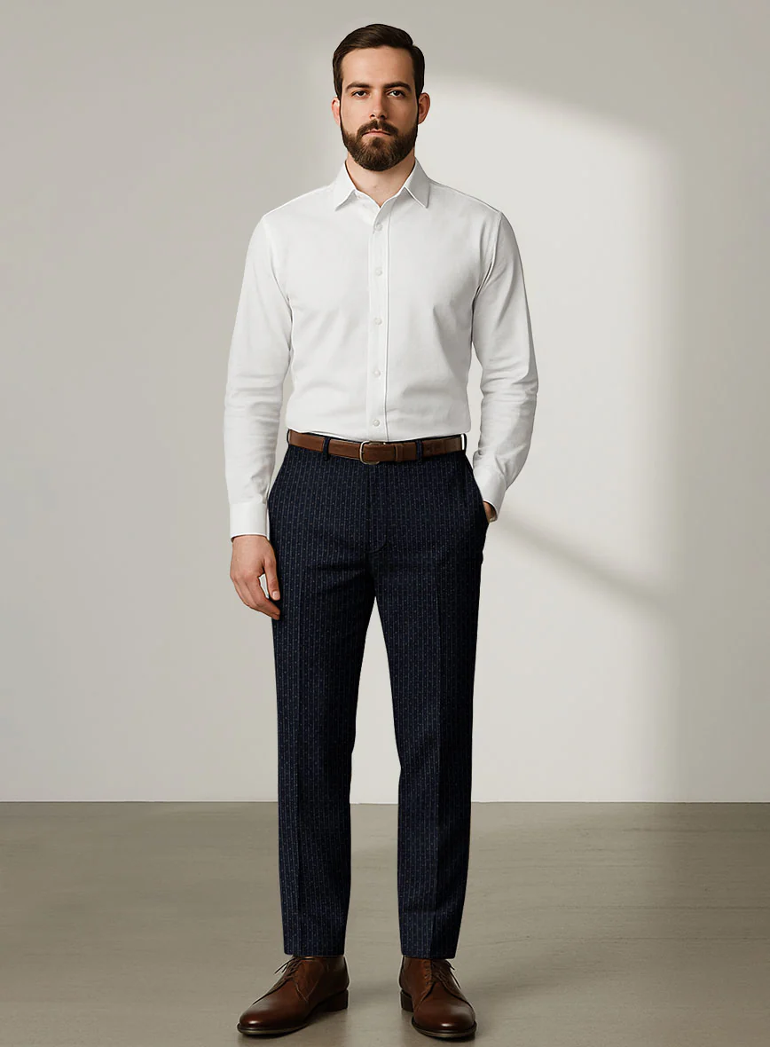 Scabal Dali Mouline Motif Wool Cashmere Suit - Image 7