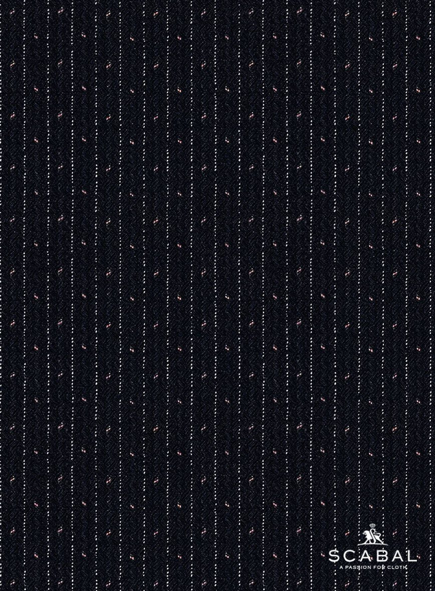 Scabal Dali Mouline Motif Wool Cashmere Suit - Image 9