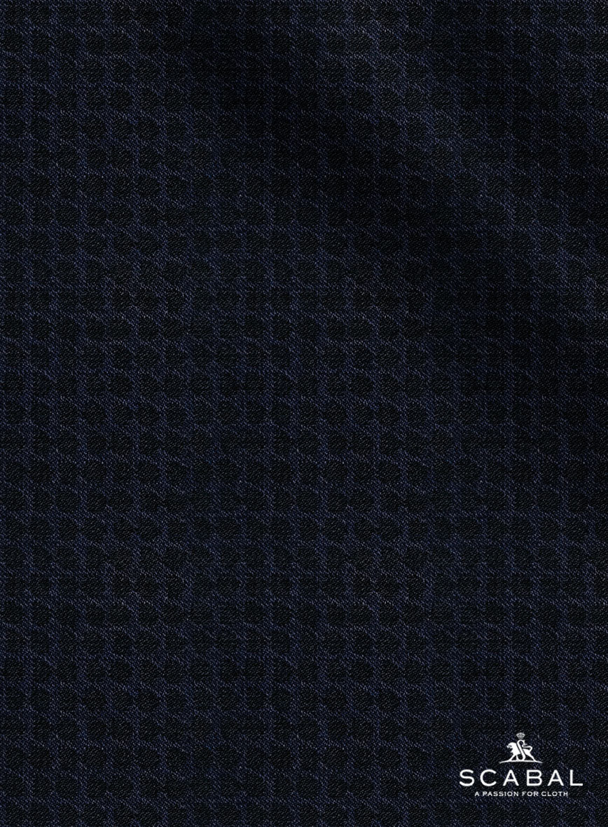 Scabal Dali Spatial Oval Weave Wool Cashmere Suit - Image 9