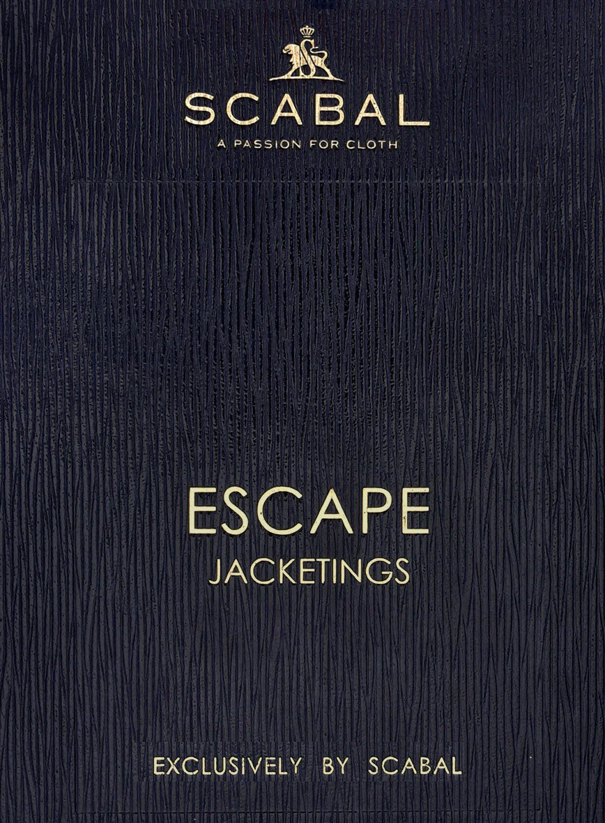Scabal Dark Green Checks Wool Jacket - Image 4
