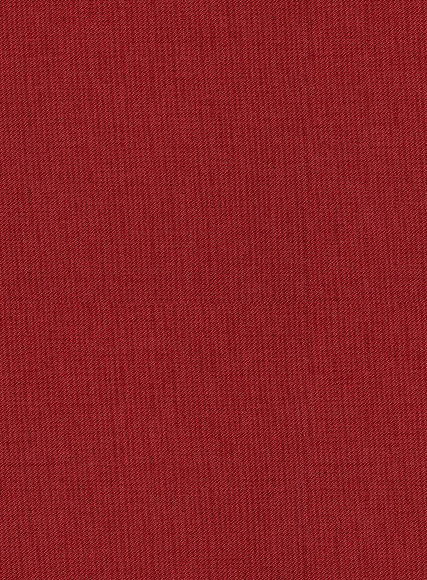 Scabal Ed Red Wool Pants - Image 3