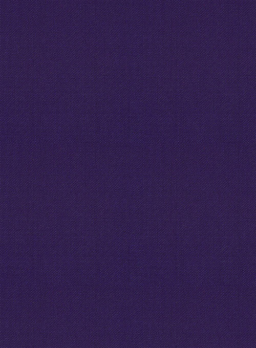 Scabal Eggplant Wool Jacket - Image 2