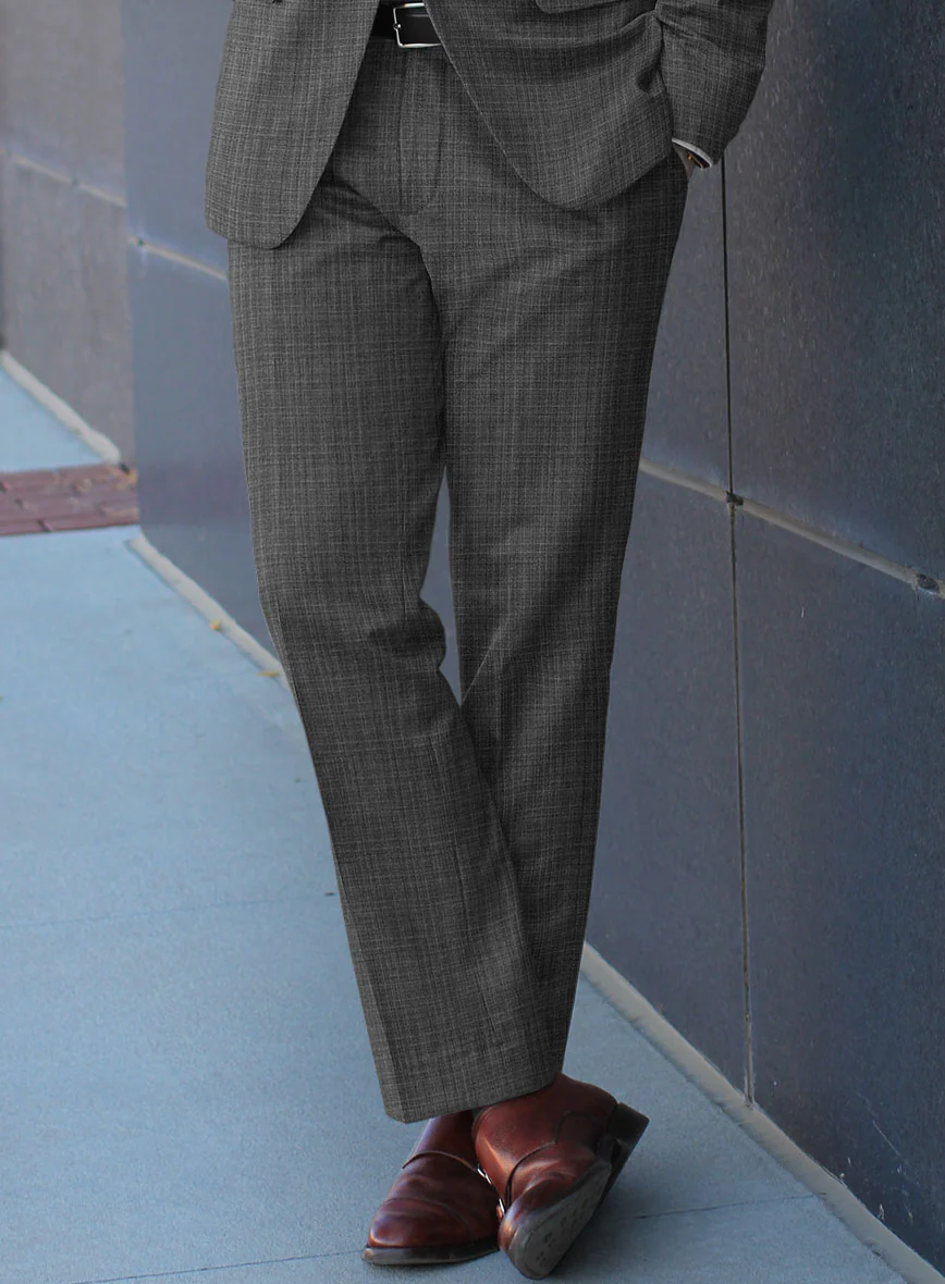 Scabal Slate Gray Wool Suit - Image 4