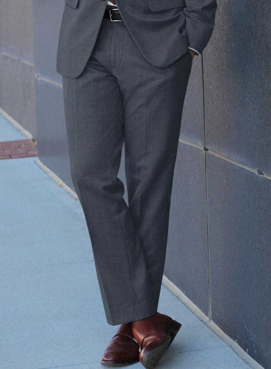 Scabal Isin Twill Blue Wool Suit - Image 5