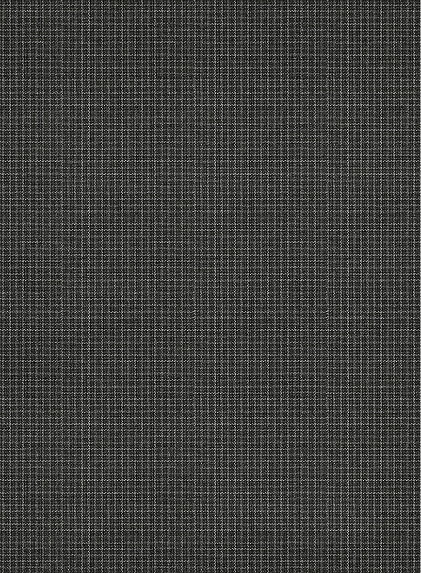 Scabal Londoner Adiel Grid Gray Wool Suit - Image 6