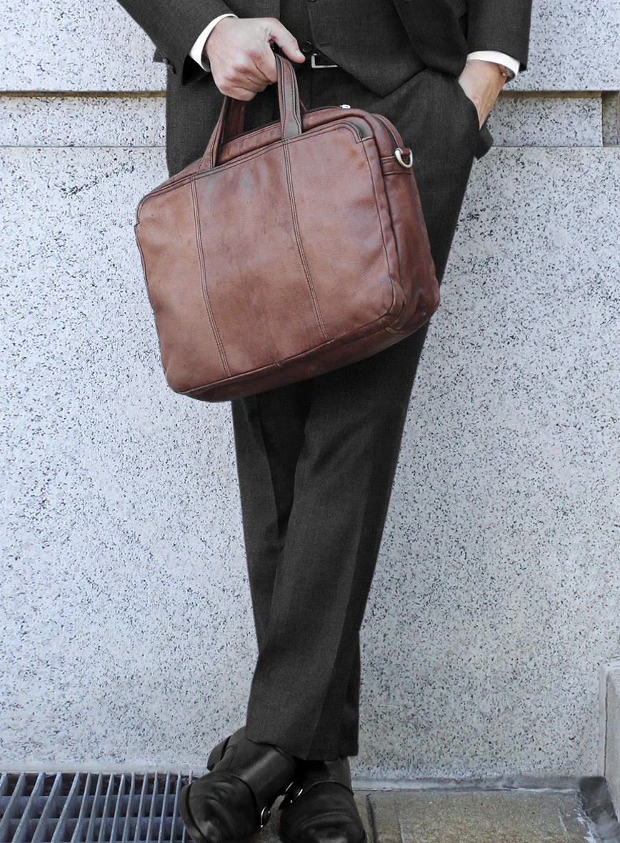 Scabal Londoner Charcoal Wool Suit - Image 4