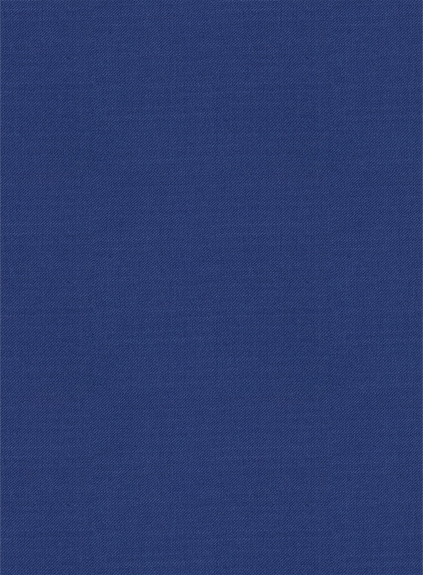 Scabal Londoner Cobalt Blue Wool Pants - Image 3