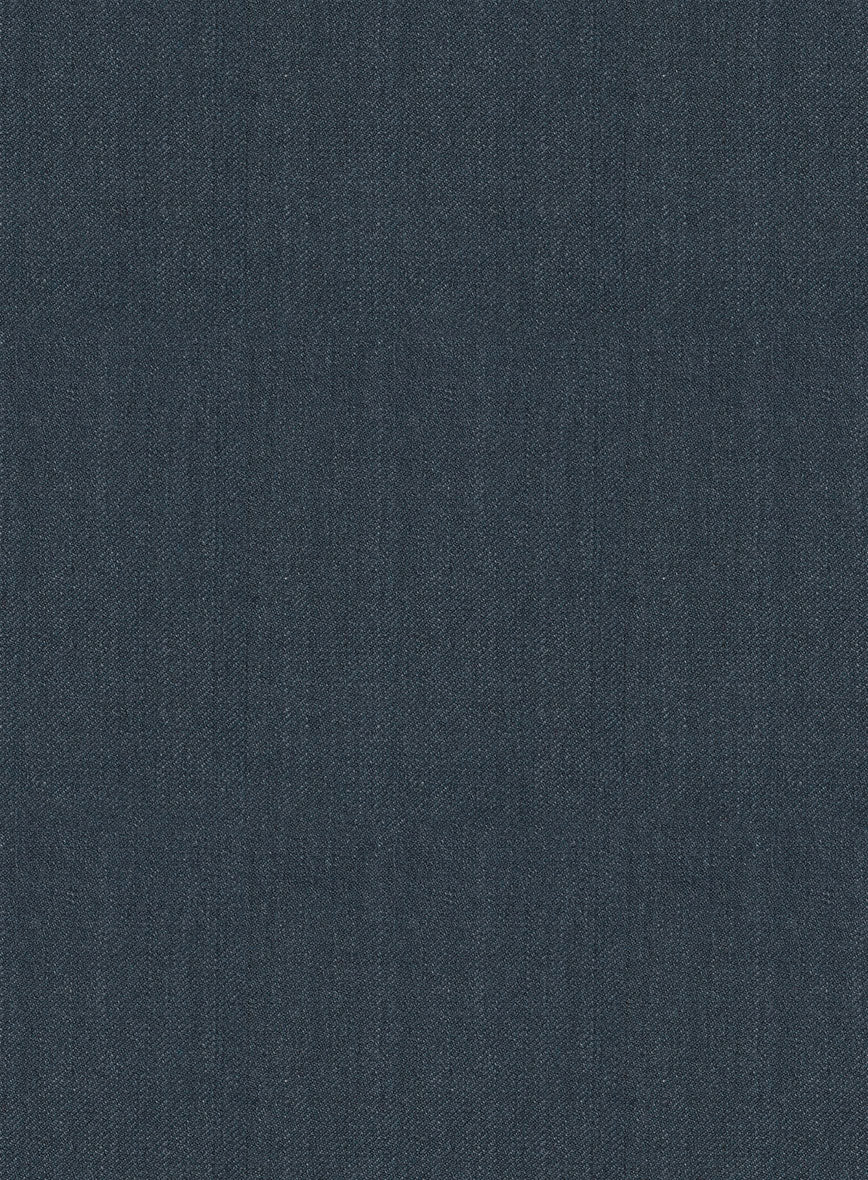 Scabal Londoner Dark Teal Wool Pants - Image 3