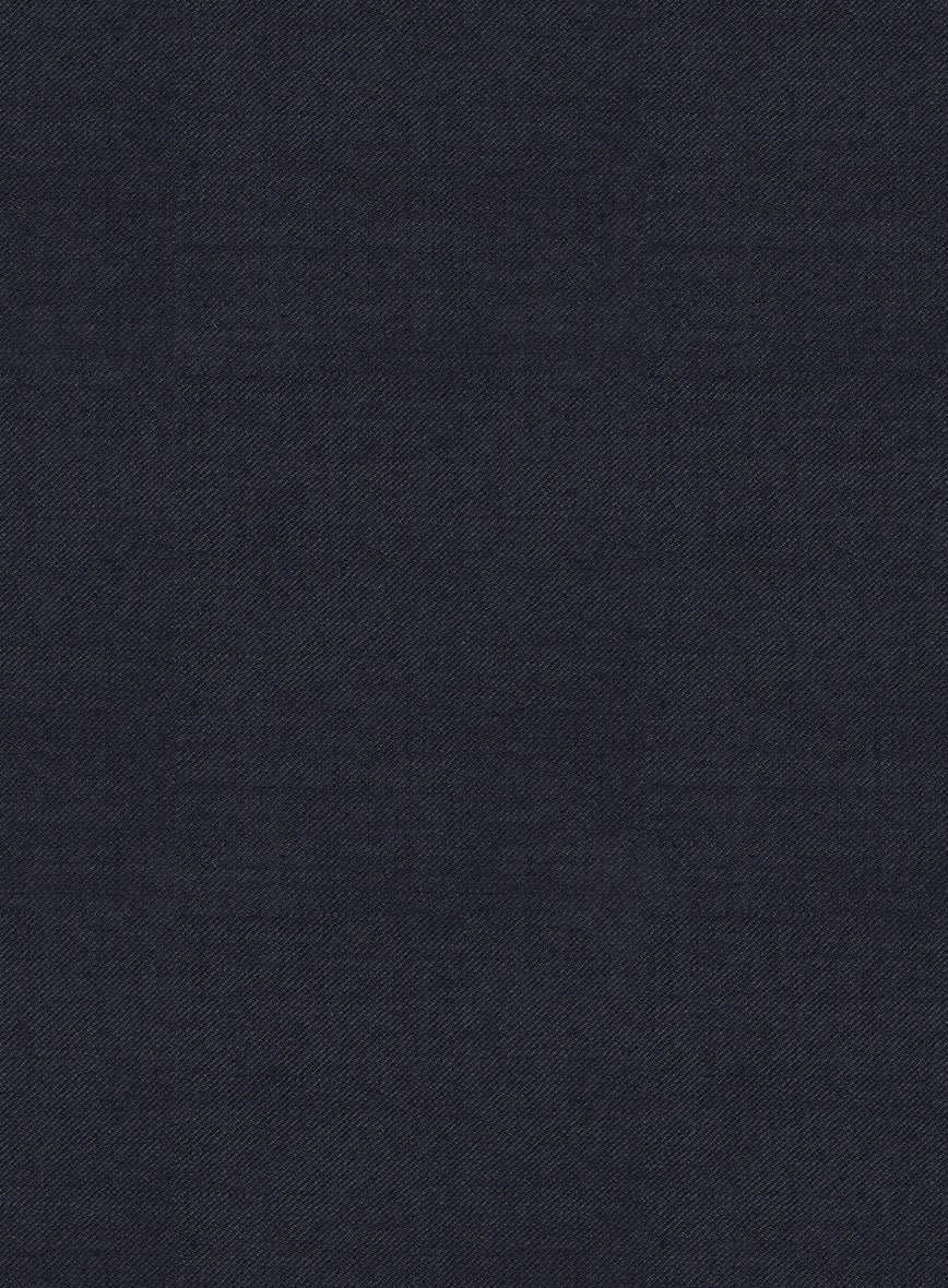Scabal Londoner Ebony Blue Wool Pants - Image 3