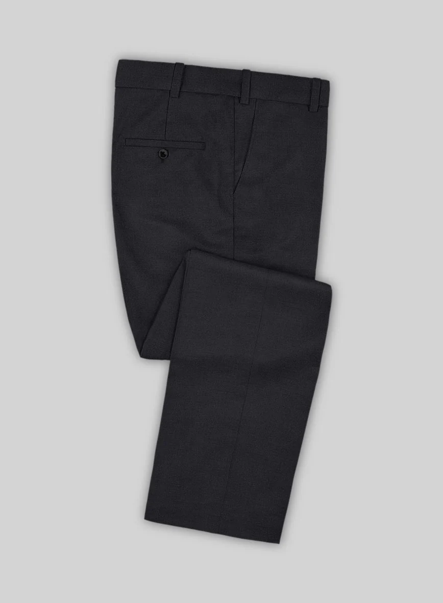 Scabal Londoner Jaguar Blue Wool Pants