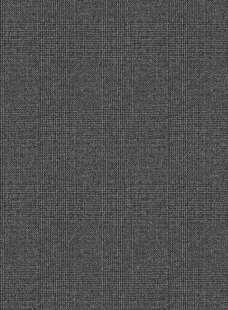 Scabal Manto Checks Gray Wool Pants - Image 3