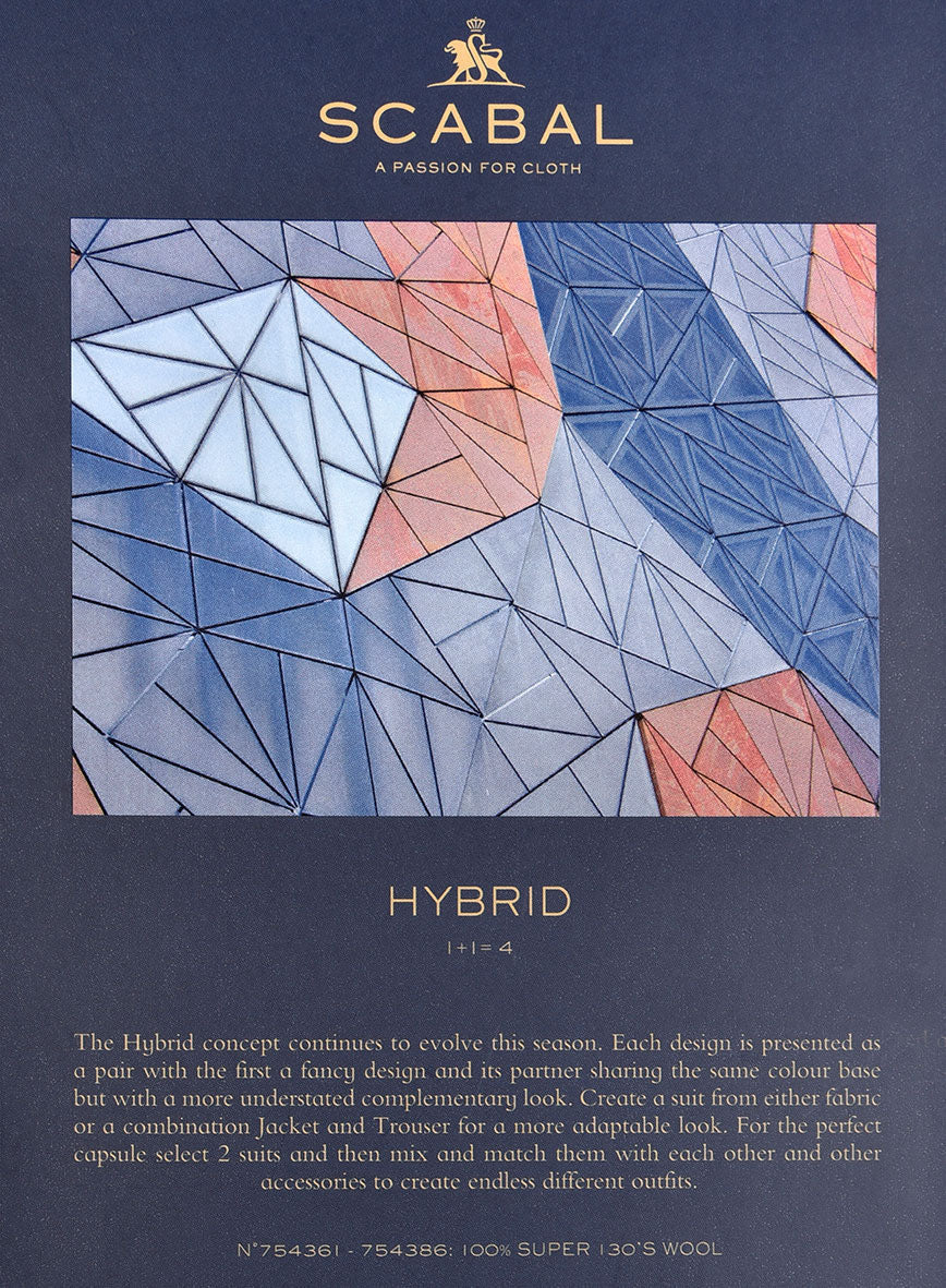 Scabal Nile Blue Wool Suit - Image 8