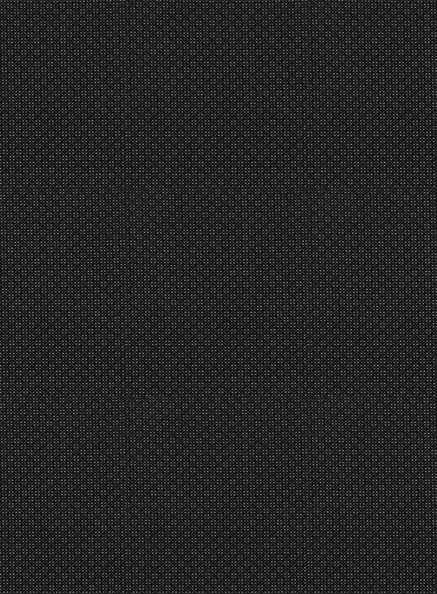 Scabal Piche Charcoal Wool Pants - Image 3