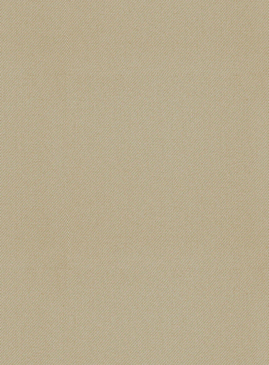 Scabal Sand Beige Cotton Stretch Jacket - Image 2