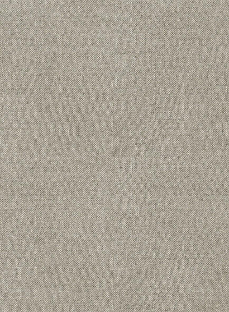 Scabal Sandune Beige Wool Pants - Image 3